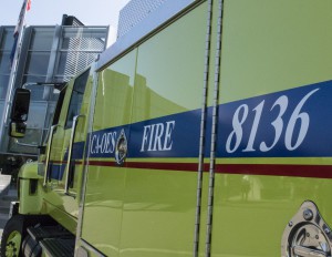 Cal O E S fire engine transfer to L A Fire Department
