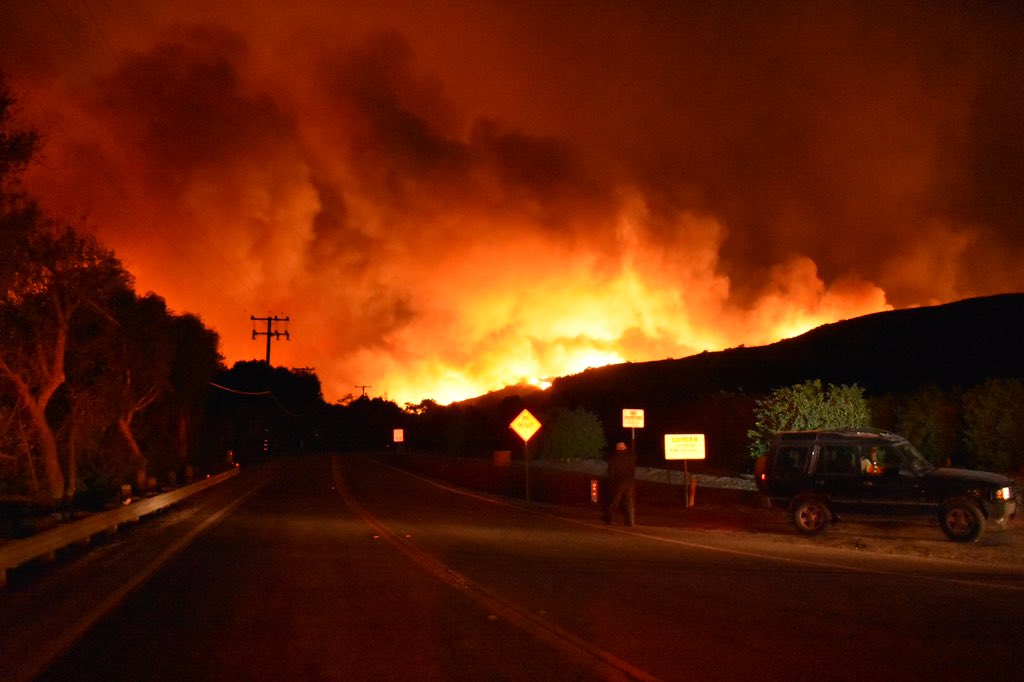 Cal OES Director Secures Federal Grant to Assist Response Agencies Battling Thomas Fire in Ventura County