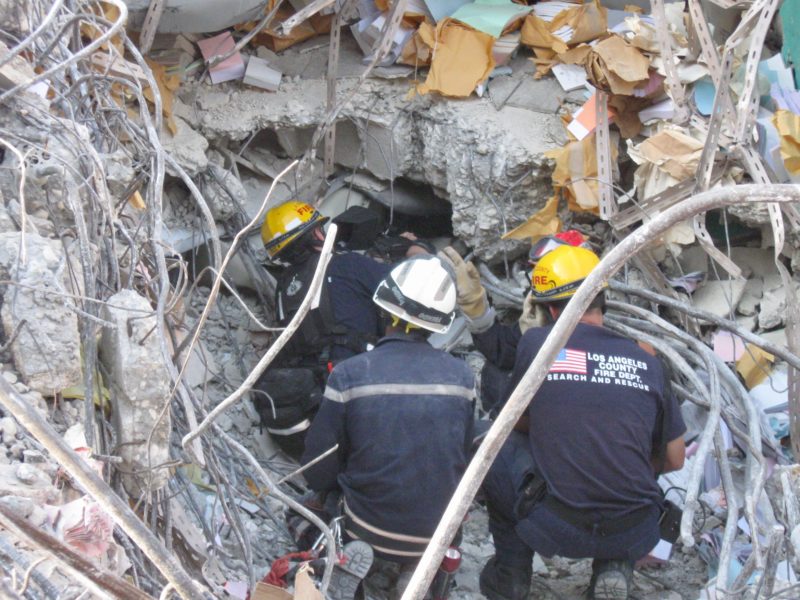 Rescue of "Jeanette" Haiti Earthquake