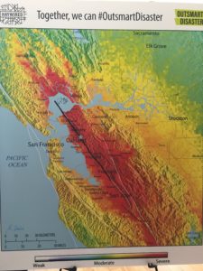 Map of Hayward Fault