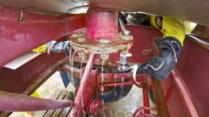 Flange Repair on Tank Leak