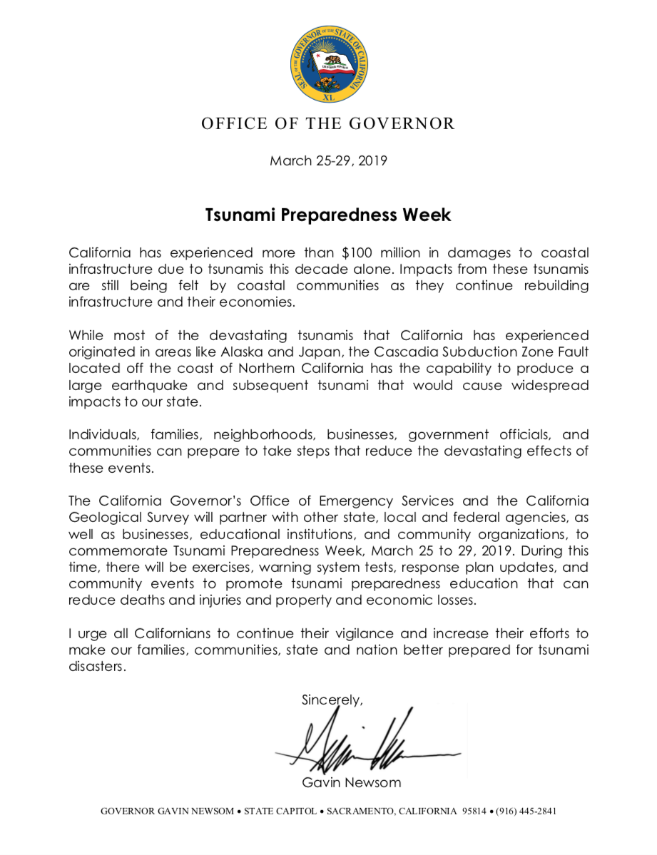 California tsunami preparedness