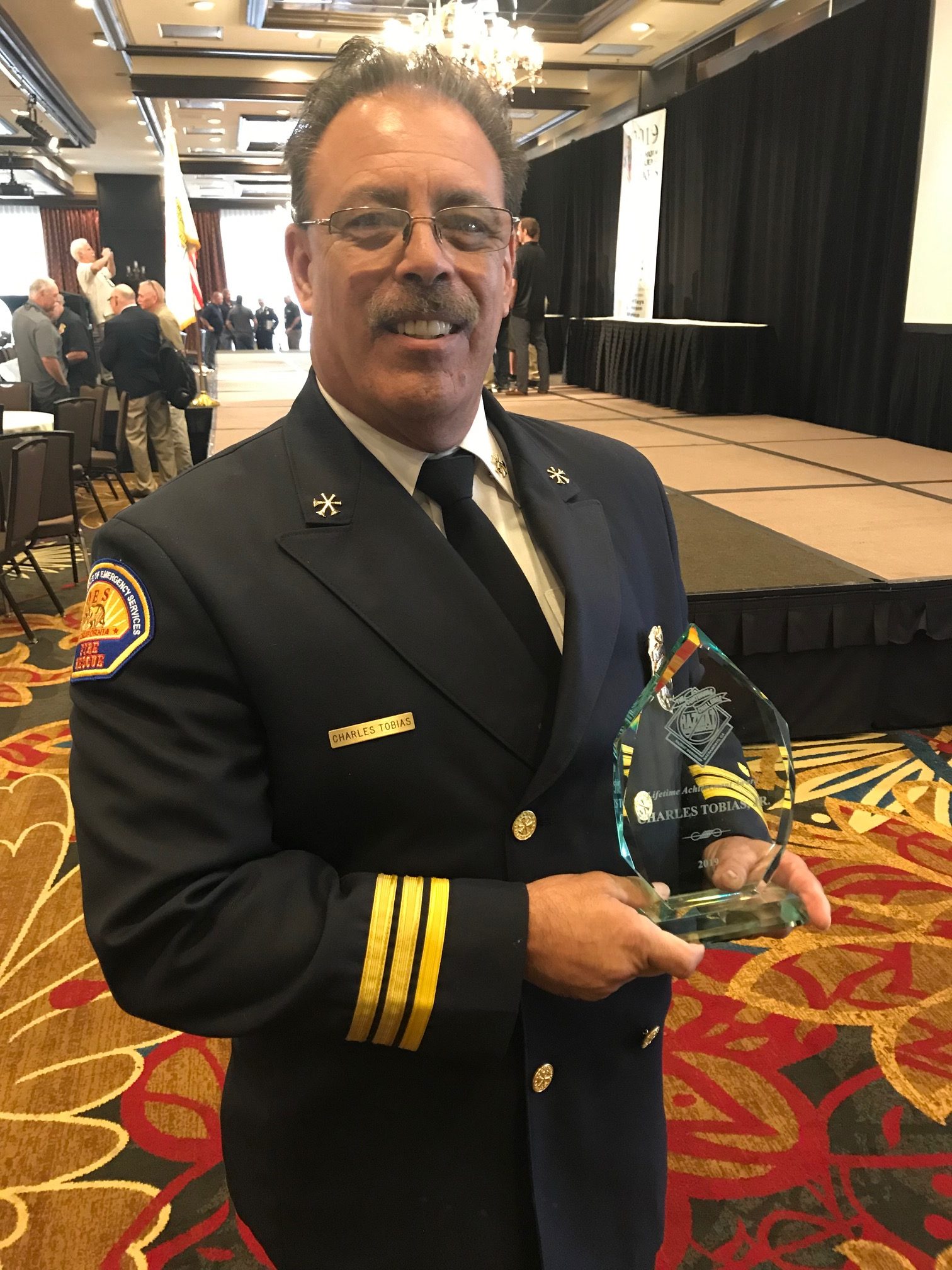 Cal OES Assistant Chief Presented With Lifetime Achievement Award