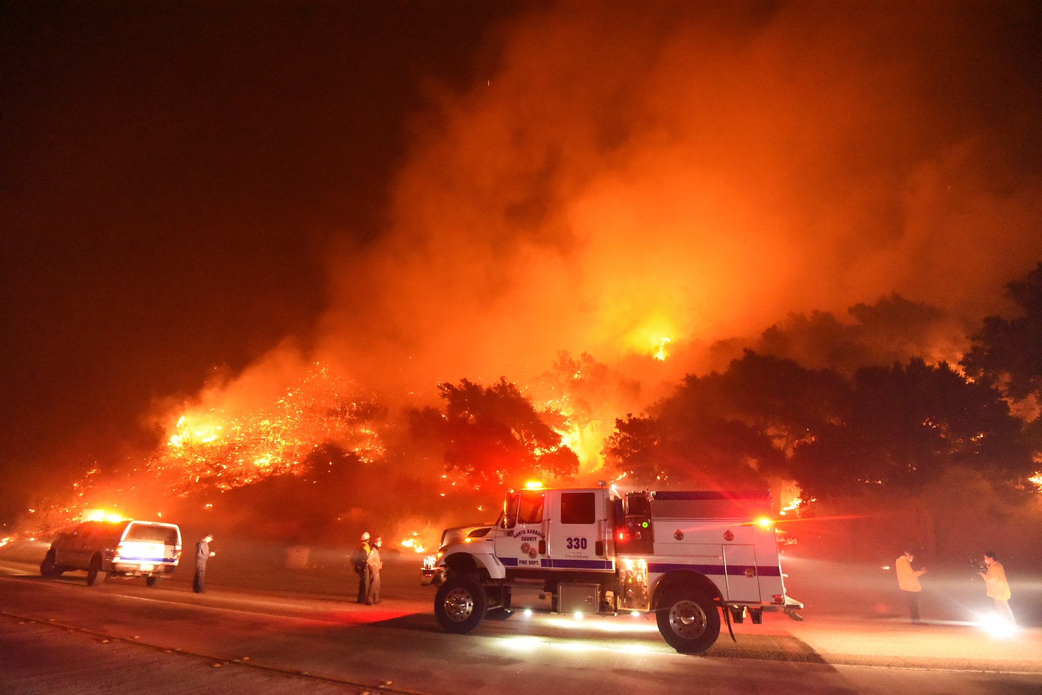 Cal OES Director Mark Ghilarducci Secures Fire Management Assistance Grant to Assist Response Agencies Battling Cave Fire in Santa Barbara County