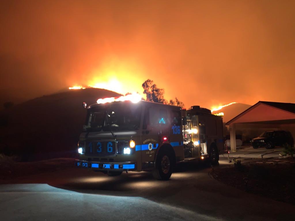 Governor Secures FMAG to Assist Response Agencies Battling the Maria Fire in Ventura County