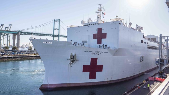 Cal OES Announces Departure of USNS Mercy Hospital Ship from the Port of Los Angeles