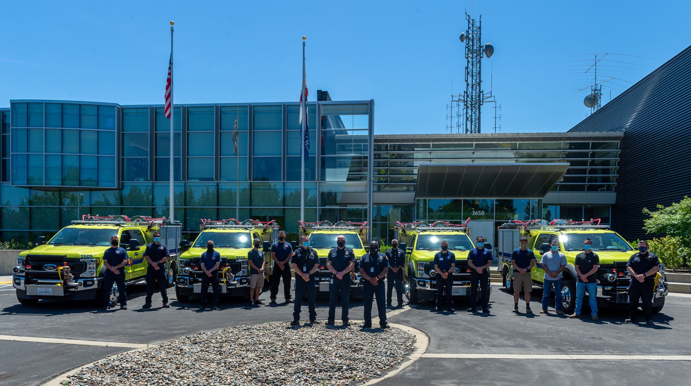 State Poised for 2021 Wildfire Season, Cal OES Delivers Five New Engines to Local Fire Agencies