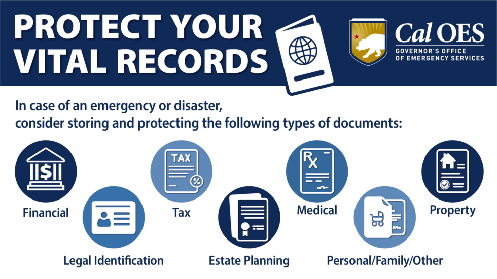 Protecting Important Records during an Emergency Cal OES News