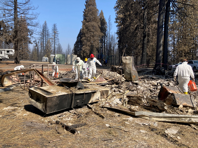 DTSC Emergency Response Crews Begin Cleanup After Caldor Fire