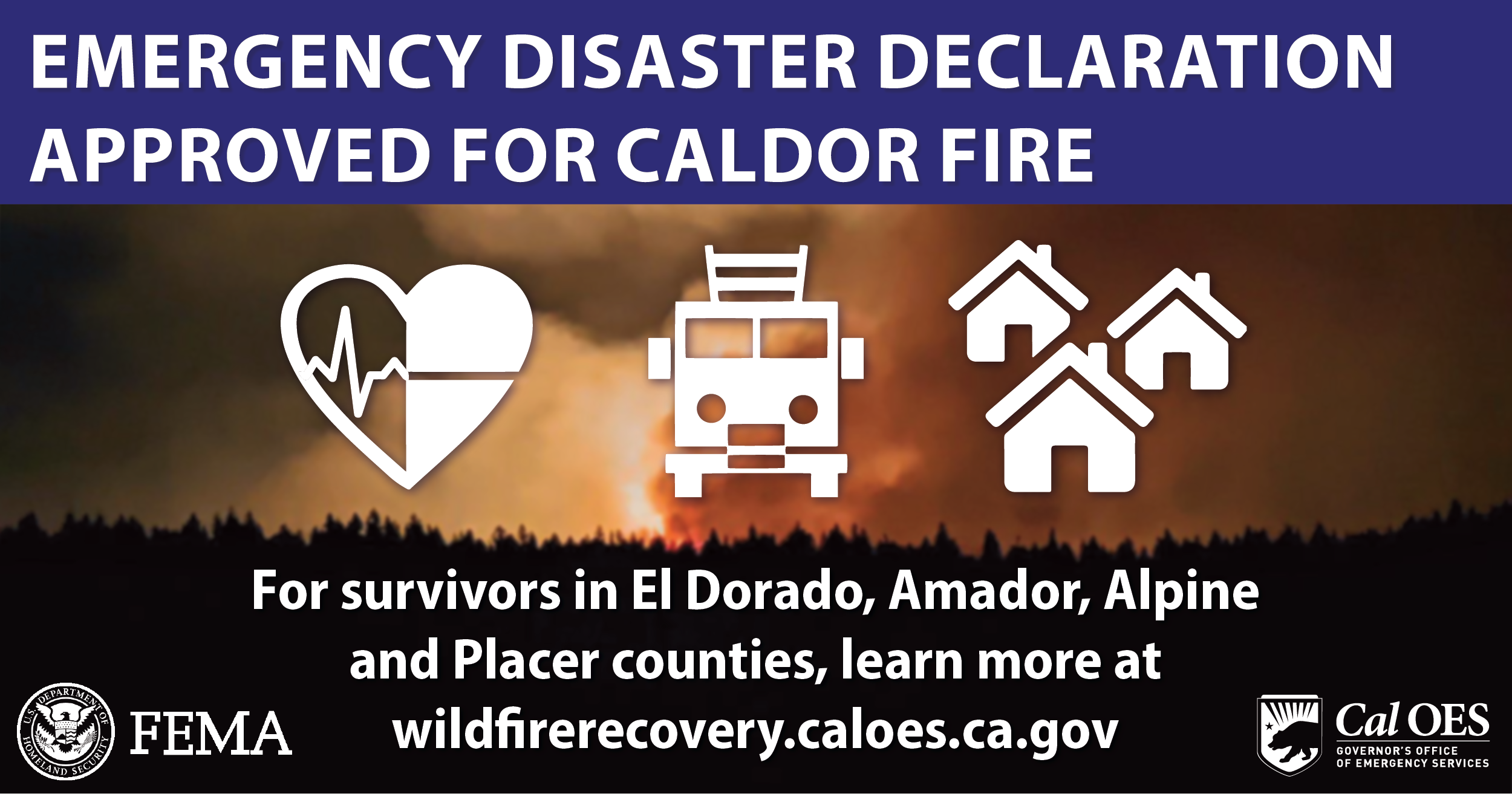 Emergency Disaster Declaration Approved for Caldor Fire