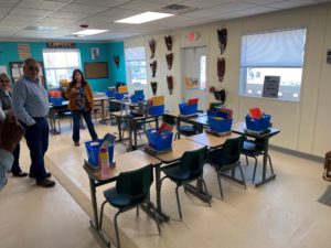 Plumas Charter School inside classroom