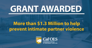 More than $1.3 million to help prevent intimate partner violence