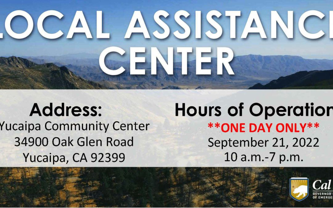 Local Assistance Center to Open in San Bernardino County to Support Families Affected by Deadly Rain-Induced Debris Flows