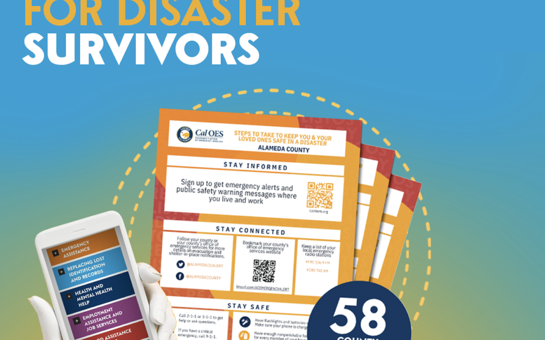 New Recovery Assistance Communications Tools from Cal OES’ Listos California Program Available for Media & Community Leaders