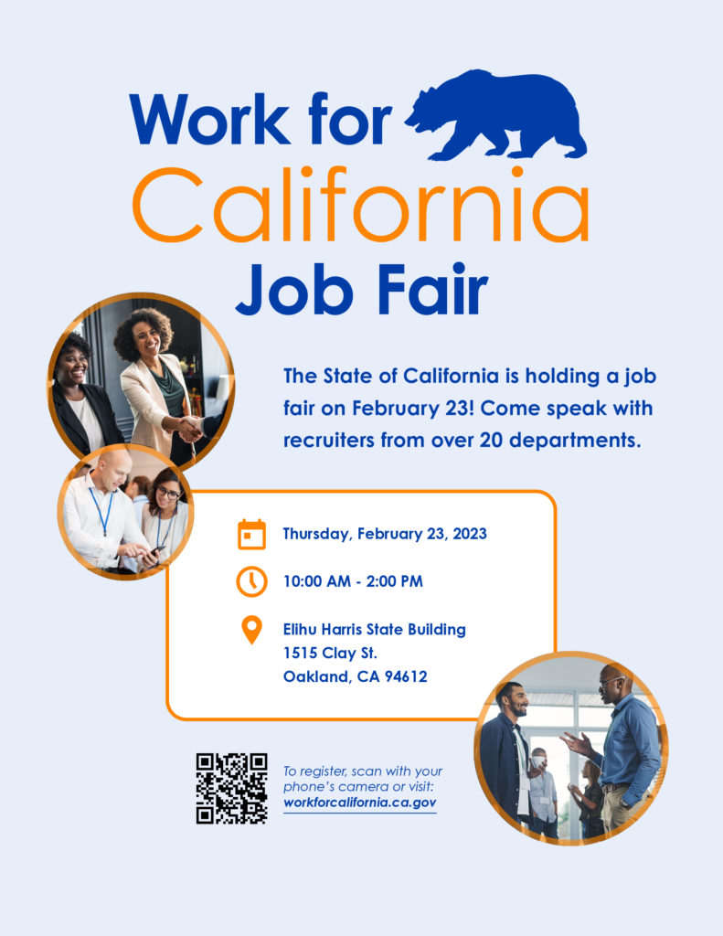 SHARE! Work4CA Campaign & Oakland InPerson Career Fair Cal OES News