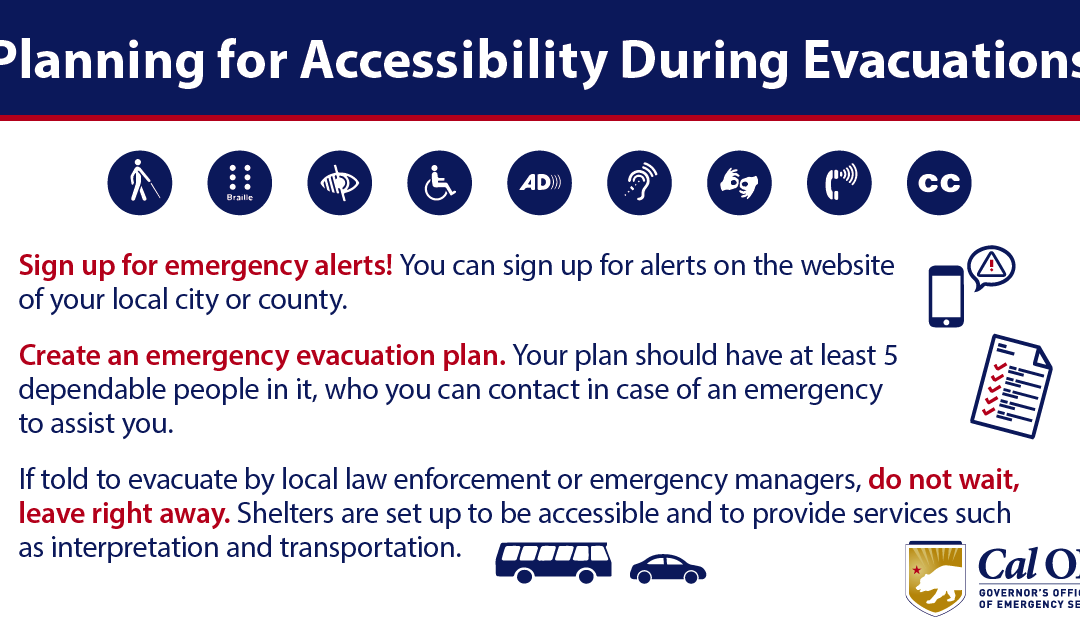 Accessible Evacuations: How All Californians Can Prepare for Emergencies