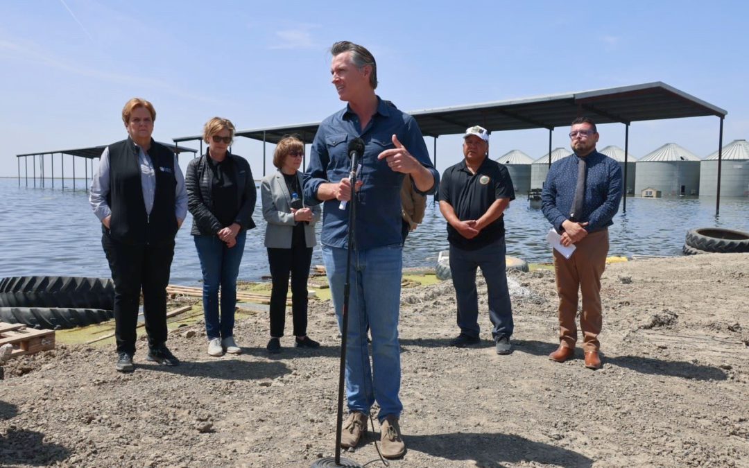 Governor Newsom Surveys Tulare Basin Flooding, Highlights State Support for Ongoing Planning and Response