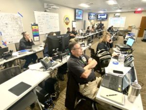 Emergency Operations Center in Tulare County.