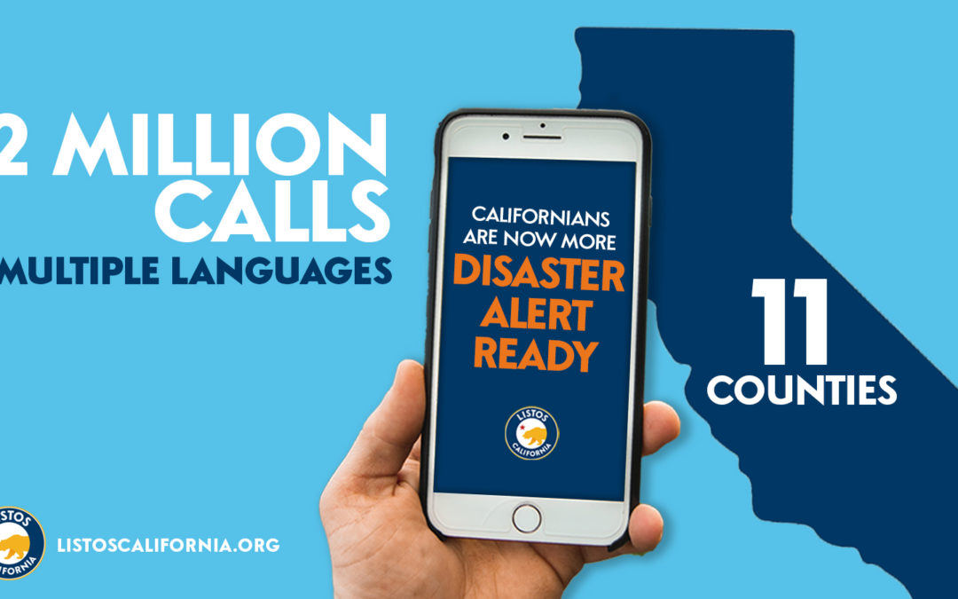 Listos California Accomplishes People-Powered, Multi-Language Phone Banking Goal of Calling 2 Million Californians