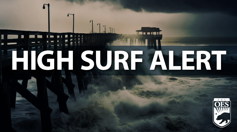 High Surf Advisory for Southern California