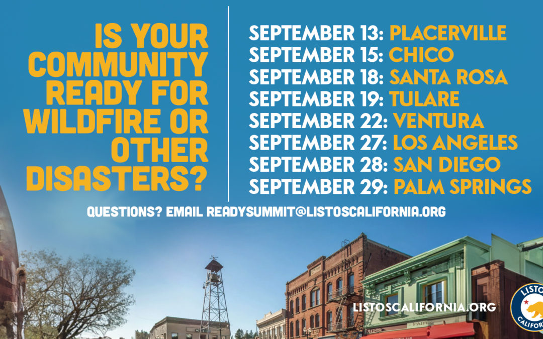 September 2023: Regional Disaster Ready Summits