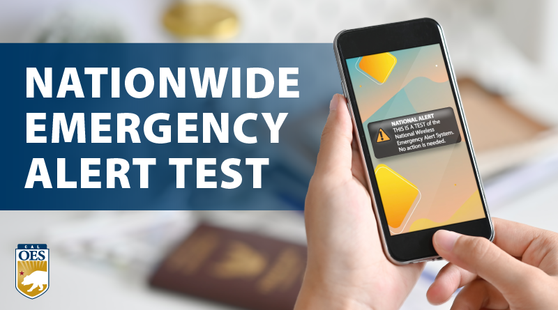 Nationwide Emergency Alert Test Planned for October 4, 2023