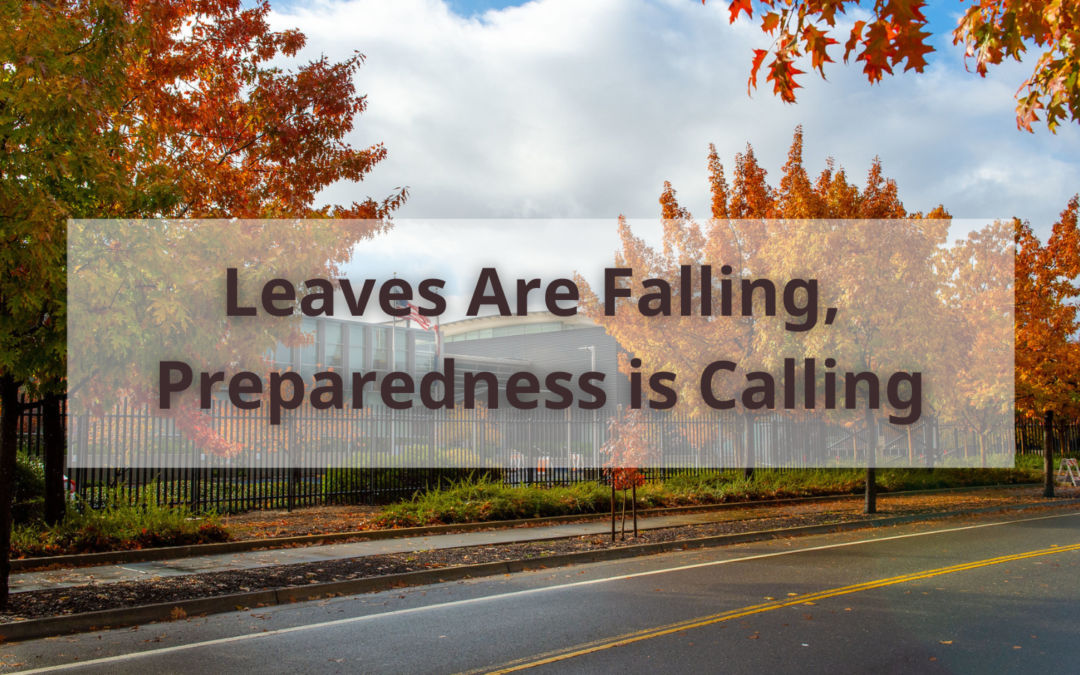 Leaves Are Falling, Preparedness is Calling