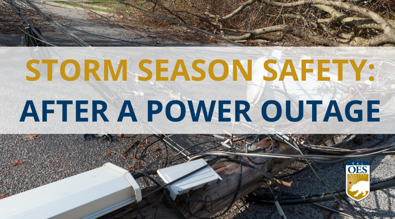 Storm Season Safety: After a Power Outage