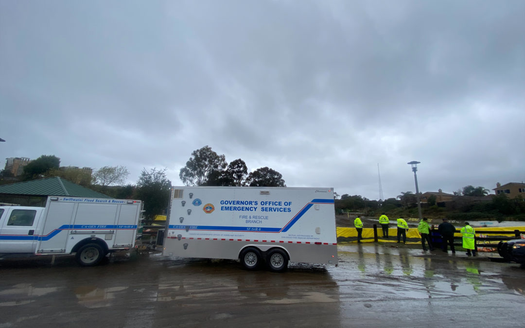 With Another Weather System on the Way, Cal OES Prepositions Fire Personnel and Equipment