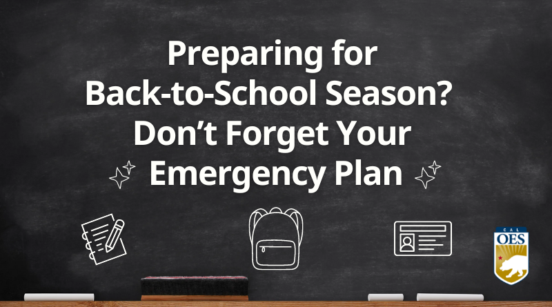 Preparing for Back-to-School Season? Don’t Forget Your Emergency Plan