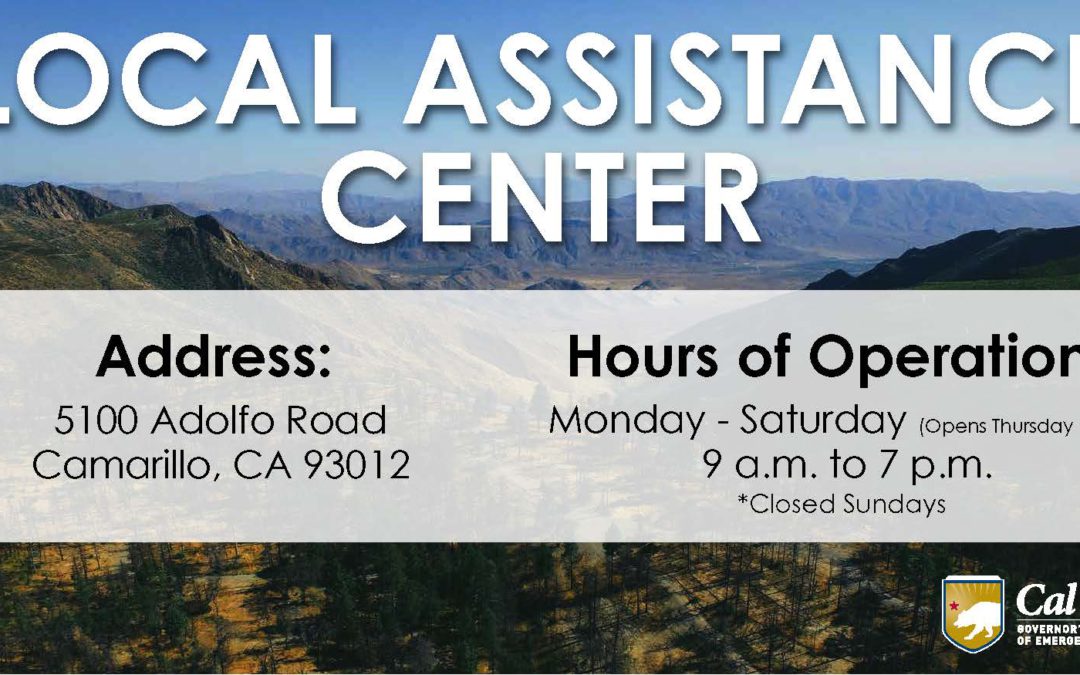 A Local Assistance Center Opens in Ventura County for the Mountain Fire