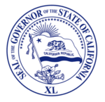Seal of the Governor of the State of California - Roman Numeral 40