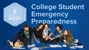 National Preparedness 2025 Cal O E S logo College Student Emergency Preparedness