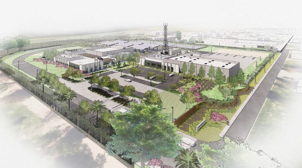 Rendering of new Southern Regional Emergency Operations Center in Costa Mesa